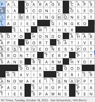 Hermès, par exemple NYT Crossword 